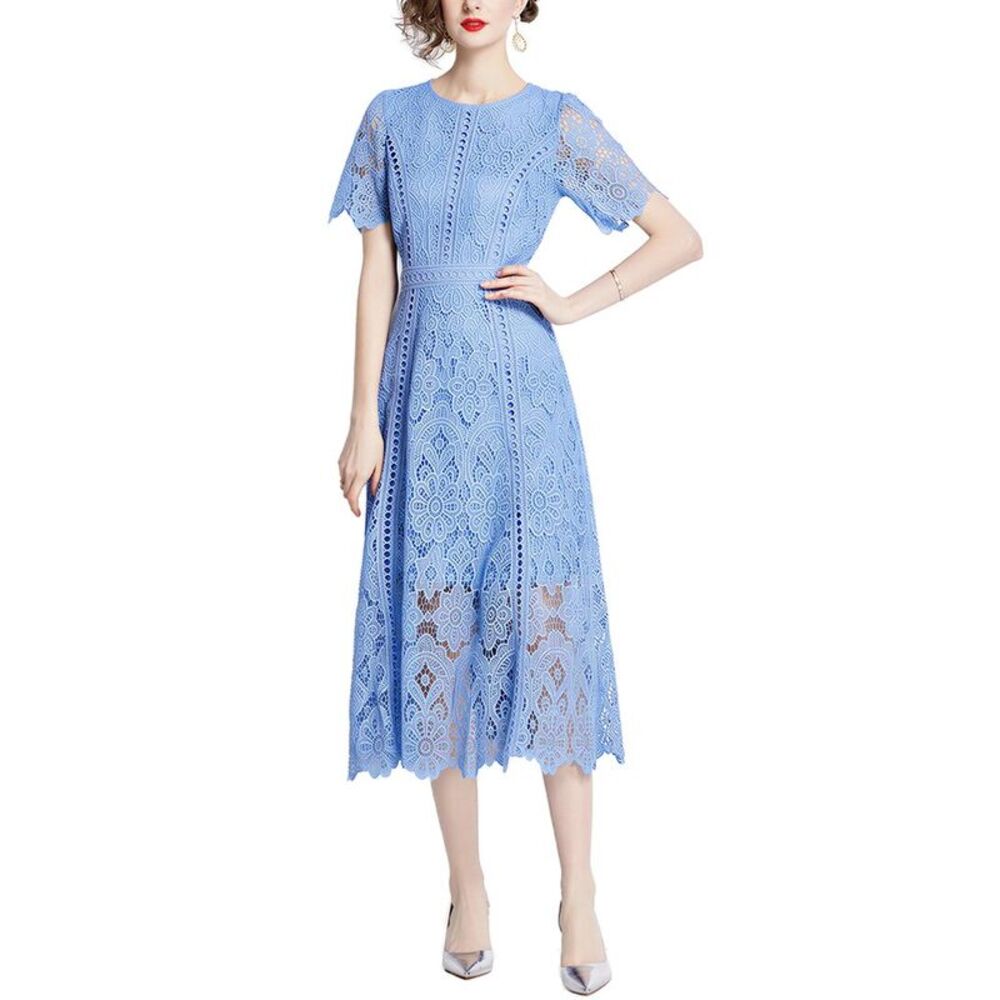 Elaine Womens  Midi Dress